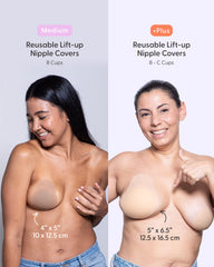 LIFT Reusable Silicone Nipple Covers - Lift Me Up PLUS