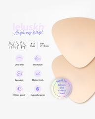 Reusable Triangular Silicone Nipple Covers - Angle My Way