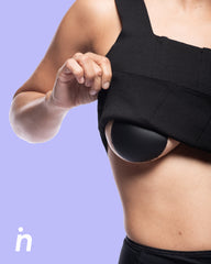 Reusable Round Silicone Nipple Covers PLUS - Black Edition Bare it All