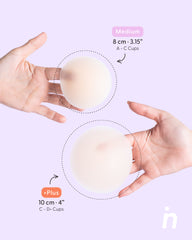 Reusable Round Silicone Nipple Covers Medium - Bare it All Nipple Covers M