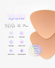 Reusable Triangular Silicone Nipple Covers - Angle My Way