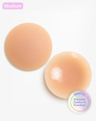 Reusable Round Silicone Nipple Covers Medium - Bare it All Nipple Covers M