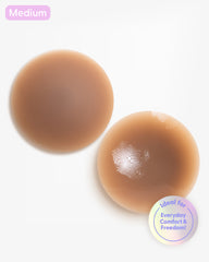 Reusable Round Silicone Nipple Covers Medium - Bare it All Nipple Covers M