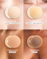 Reusable Round Silicone Nipple Covers Medium - Bare it All Nipple Covers M