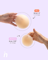 Reusable Round Silicone Nipple Covers Medium - Bare it All Nipple Covers M
